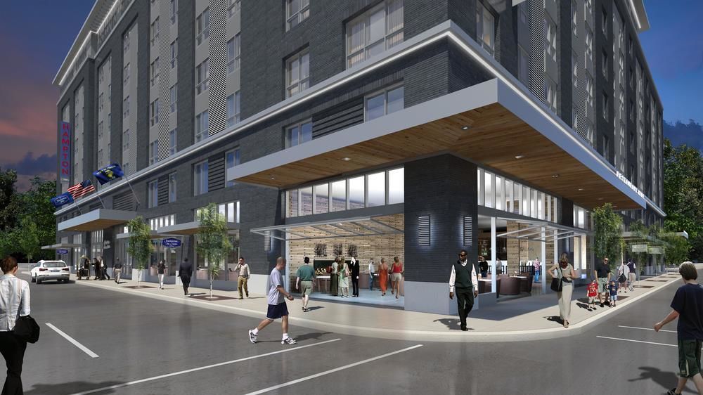 Hampton Inn And Suites By Hilton Portland-Pearl District Exterior foto